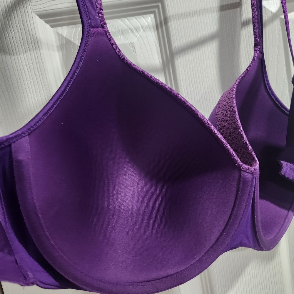 Playtex Sectets Bra 4823 Purple 38D - Picture 10 of 12